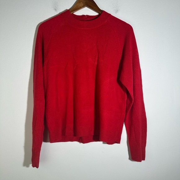 White Stag Red Knit Sweater - Picture 1 of 3